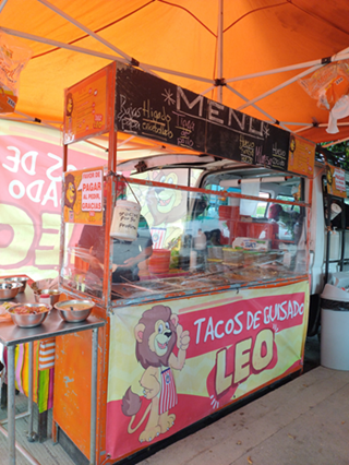 delicious street tacos in San Cristobal Mexico